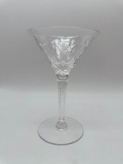 Set of 2 Spray by Seneca Champagne/Tall Sherbet /Martini Glasses