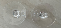 2 Waterford Crystal Robert Mondavi Fluted Champagne Glasses 2006-2016