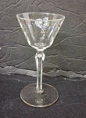 Vintage 1950’s Libbey Chanticler » Drunken Rooster » MCM Stemware Bareware