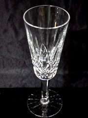 Waterford Lismore Fluted Champagne Glass 7.25″ Hand Cut Crystal Ireland