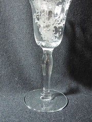 Morgantown Mayfair Etch Cordials #7711 Stems Excellent Set of 3