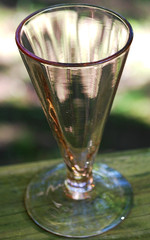 Vintage Set 6 Wine/Cordial/Liqueur Glasses HAND BLOWN OPTIC Multi Color MCM 4″
