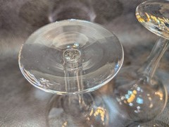 MCM Hollow Stem 6in 5oz Champagne Coupes Set of 3 Vintage
