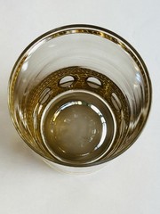 MCM Culver, LTD. Antigua Gold Highball Tumblers 5.5” 22 Karat Gold Set Of 7