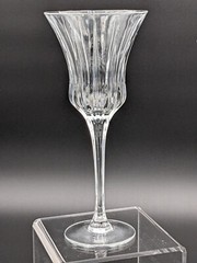 (2) Gorham Crystal ‘Triumph’ Wine Glass Water Goblet Discontinued Pattern