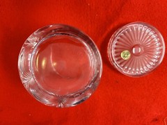 Royal Crystal Rock Canister Storage Jar With Lid Marked Chelsea