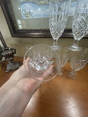 Godinger Dublin Shannon Crystal Iced 14 Oz Beverage Glass 7.75”H EUC 7