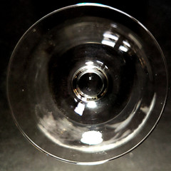 QUEEN LACE AMERICANA DUCKS BRANDY GLASS, Etched Crystal, 4 1/2 «, 8 Oz, Germany