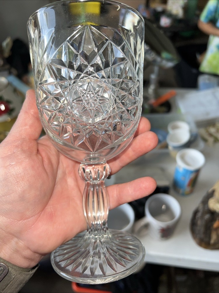 Beautiful Starburst Water Glass