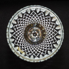 Vintage Waterford Crystal Clarendon Water Goblet Wine Glass 8 3/8″ Tall