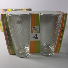 Vtg Luminarc Boxed Hi-ball Glasses Tumblers x 12 Made In France 33cl