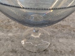 Vintage Blue/Gray Iridescent Sherbets Sorbet Glasses Set of 4