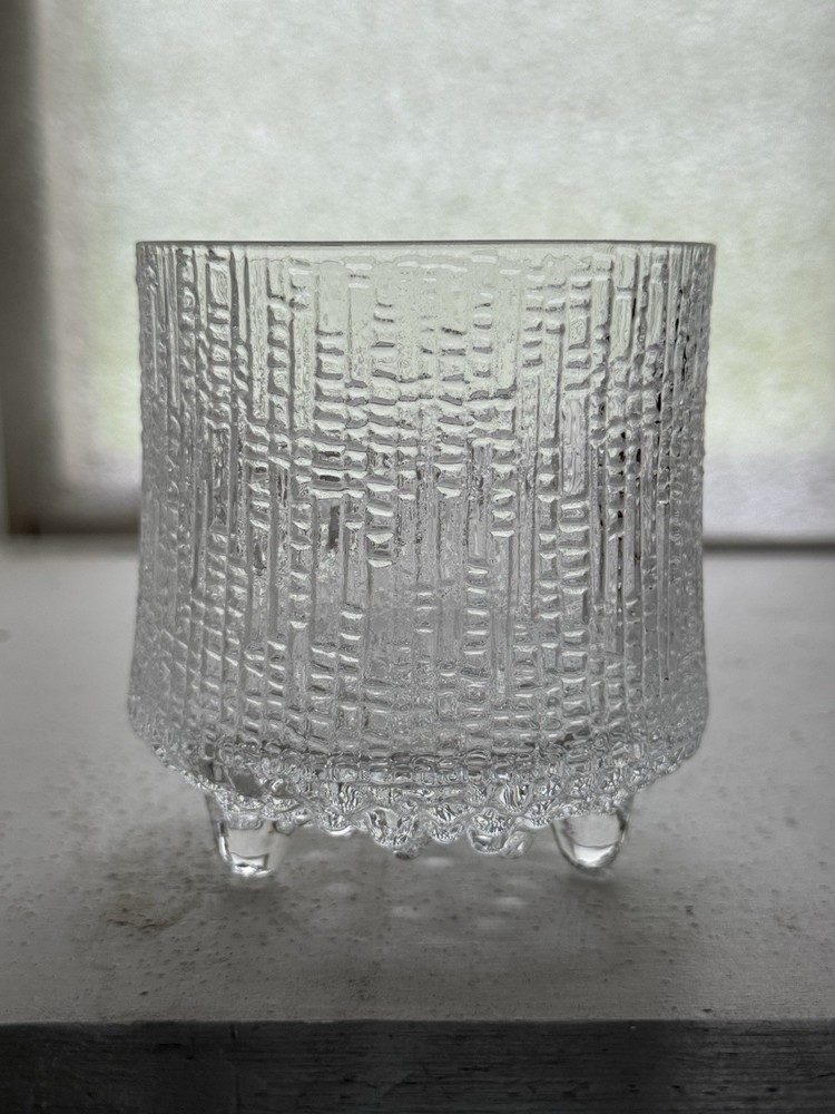 Iittala Ultima Thule 3.5” Rocks Glass Old Fashioned Tumbler Tapio Wirkkala