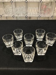 Vanity Clear by Colony – Set of Eight Vintage Juice/Liqour Glasses