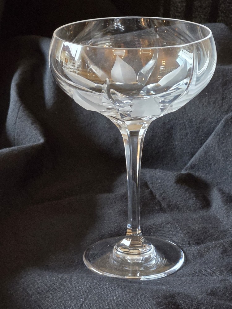Mikasa Flame D’Amore Crystal Champagne Tall Sherbet Glass ONLY ONE Rare HTF