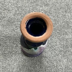 Vintage Stoneware Wench Renaissance 1997 Purple Goblet Chalice Cup Minnesota