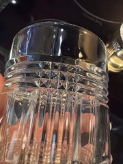 RALPH LAUREN Glen Plaid DOUBLE OLD FASHIONED GLASS 4 1/8″ – Lot If 3