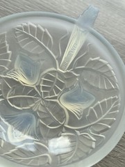 Vintage André Delatte Opalescent Glass Dessert Service for ARVES France Sabino