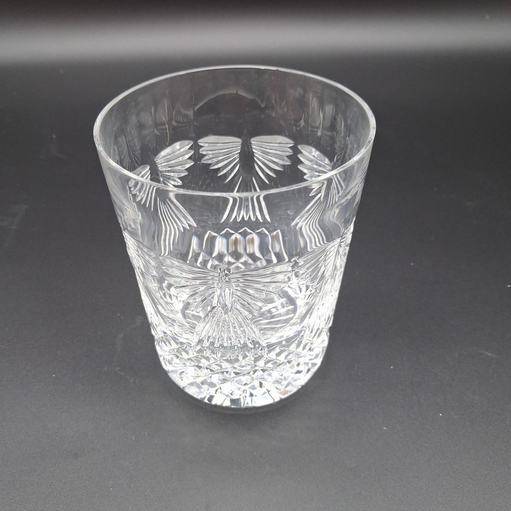 Waterford Crystal Millennium «Peace» Dove Old Fashioned Cocktail Whiskey Glass