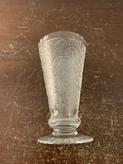 Frosted Crystal Glass Daum Nancy France