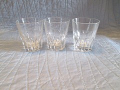 3 Vtg Arcoroc Arc Clear Low Ball Whiskey/Water Rocks Glasses 10 oz. 4” Tall