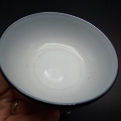 Carlo Moretti White Cased Black Cocktail Glass Italian Elegant Vintage