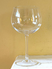 Tiffany & Co Crystal Vtg. Balloon Red Wine Glass Classic Home Essentials 7-1/4″