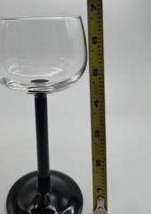 Luminarc Domino Signature Black Rhine Wine Glass Elegant Cristal France