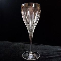 HTF Stuart «WARWICK» England Cut Crystal Claret Wine Glass, 8-1/4″, Signed NWT!