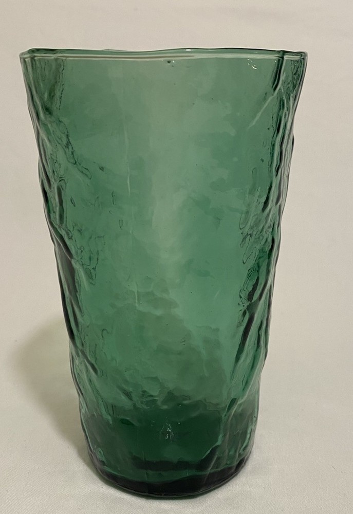 Anchor Hocking Rain Flower Laser Green 5.25”-12 oz Glass Replacement Vintage