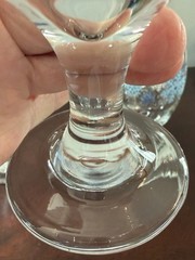 Set of 6 Vintage 1990s Libbey Snowflake Glasses Wine/Water/Tea Goblets 7″ EC