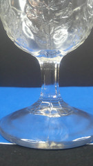 New Pressed Leaf aka NPL, McKee & Brothers, EAPG, Goblet, Goblet, c 1868, VgCd