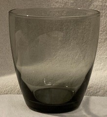 Set of 2 Libbey Classic Smoke 12 oz. Glass Tumbler 3 1/2” Tall