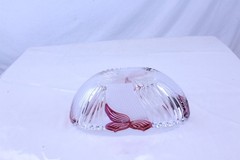 Bowl Anna Hutte Bleikristall 24% Lead Crystal Bowl Floral 10 1/4″