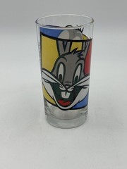 1994 Warner Bros Looney Tunes Bugs Bunny Daffy Duck Glass Tumbler Vintage