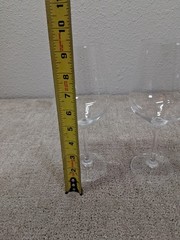 2 Mikasa Stephanie 9” Wine Goblets Wine Glass