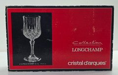 (NOS) Cristal d’Arques Longchamp 25cl Wine Glasses Set of 4 With Original Box