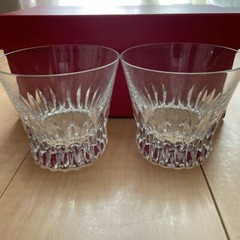 Baccarat Vita 2019 Year Tumbler Crystal Rock Glass Set of 2 Unused w/Box Japan