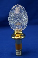 Wine Stopper with Crystal Egg, 4 7/8″, NWT