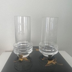 Moser Birds of the Wild Tumbler Glass 2 Type Set