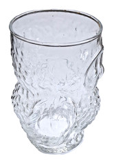 Vintage 1970s Libbey Clear Owl Shaped Glass Tumbler or Jar w/ Original Cork Lid