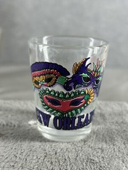 New Orleans Masks Souvenir Shot Glass