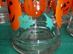 Anchor Hocking Vintage 1990, Eight, Halloween Glasses 12oz Tumblers Pumpkins