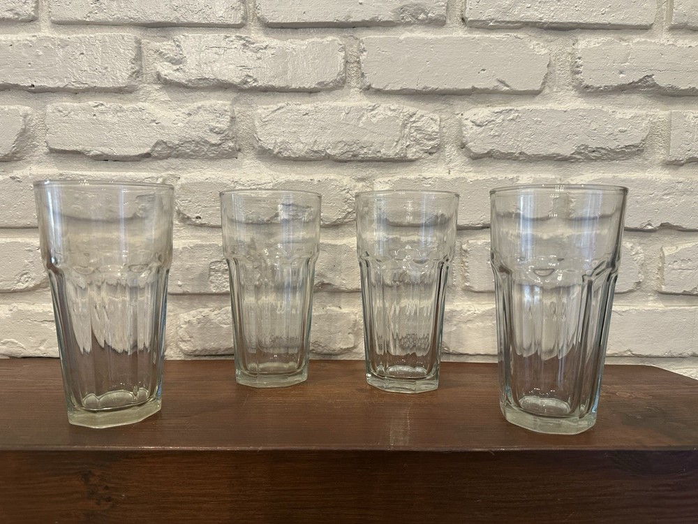 Vintage Anchor Hocking 16 oz Cooler Glass, Big Heavy