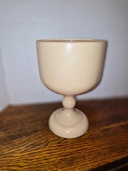 Tiara Glass Zodiac Goblet. Large, heavy glass.