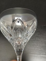 Atlantis Chartres Champagne Tall Sherbet Cut Blown Glasses Portugal (Set of 2)