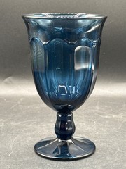 Vintage Noritake Provincial-Colonial Blue Goblet 11 Oz Glassware