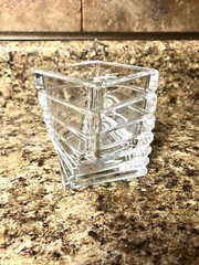 Rosenthal Studio Linie German Crystal Twisting Cubis Turnus Tumbler Barware