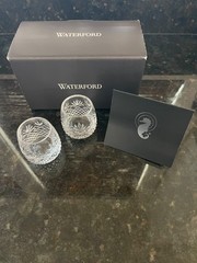 Waterford Crystal Sullivan Vodka Shooters set/2 SEE DESCRIPTION FOR CONDITION