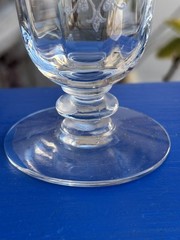 Antique Tiffin Franciscan BYZANTINE Clear Juice Glasses set of 3 1930s